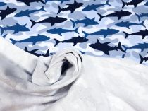 Textillux.sk - produkt Teplákovina žraloky 150 cm