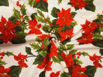 Textillux.sk - produkt Vianočná dekoračná látka vianočná ruža 140 cm