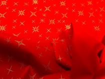 Textillux.sk - produkt Vianočná látka digitálna tlač hviezda Orion 145 cm