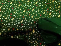 Textillux.sk - produkt Vianočná látka digitálna tlač svet Vianoc 145 cm