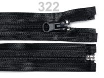 Textillux.sk - produkt Vodeodolný zips šírka 5 mm dĺžka 80 cm špirálový - 322 čierna
