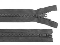 Textillux.sk - produkt Zips kostený 5mm deliteľný 2 bežce 90cm (bundový) - 312 šedá