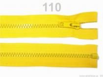 Textillux.sk - produkt Zips kosticový 5mm deliteľný 85cm / bundový / - 110 žltá  