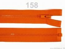 Textillux.sk - produkt Zips kosticový 5mm deliteľný 85cm / bundový / - 158 oranžová  