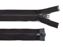 Textillux.sk - produkt Zips kosticový,5mm,deliteľný 2bežce,dĺžka 65cm/bundový  - 322 čierna