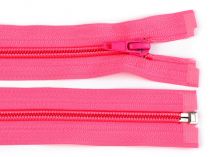 Textillux.sk - produkt Zips špirálový 5mm,deliteľný,  60cm / bundový/ - 338 ružová neon