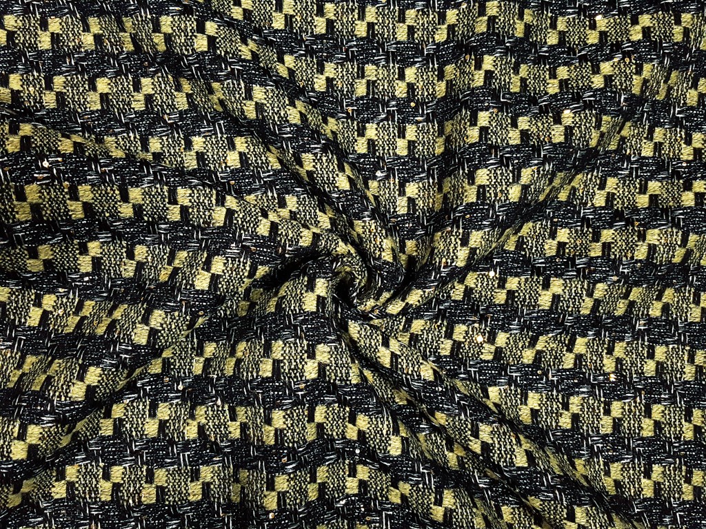 Textillux.sk - produkt Kostýmovka Chanel zelené káro 150 cm